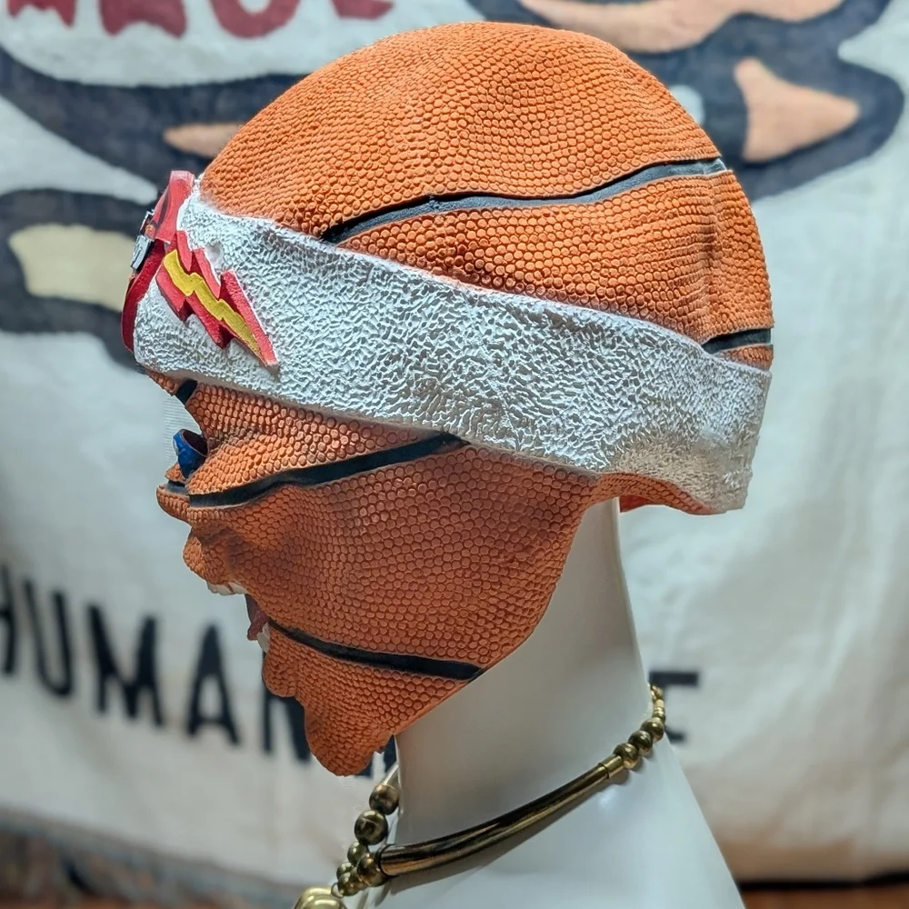 Red Storm Basketball Head Mask (OS)